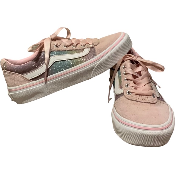 Kids Vans Old Skool Two Tone Rainbow Glitter 13